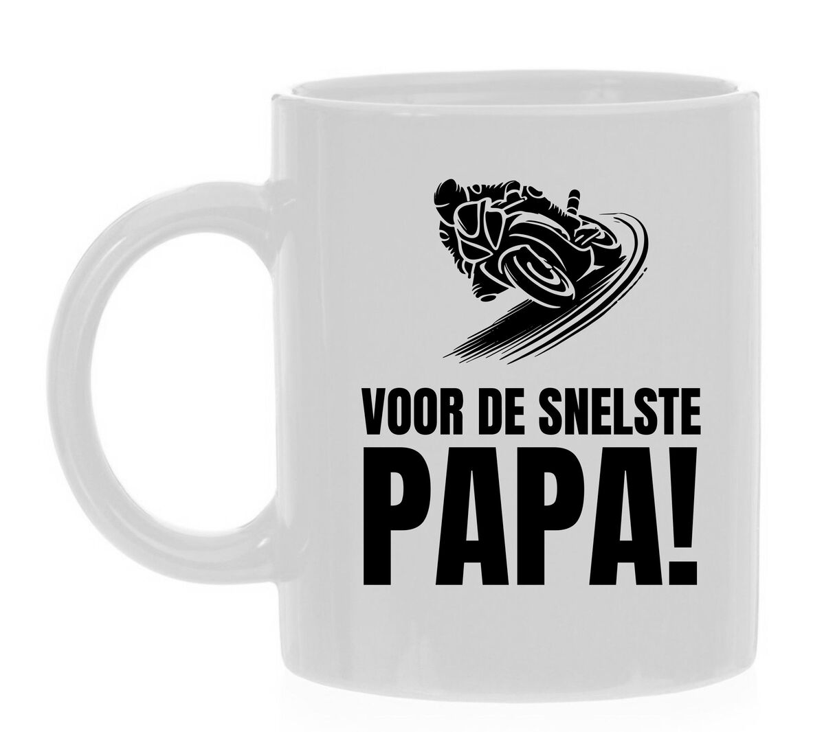 Mok voor de snelste papa! Een leuk cadeau voor je vader die motorrij