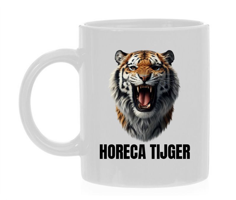 Mok voor een horeca tijger