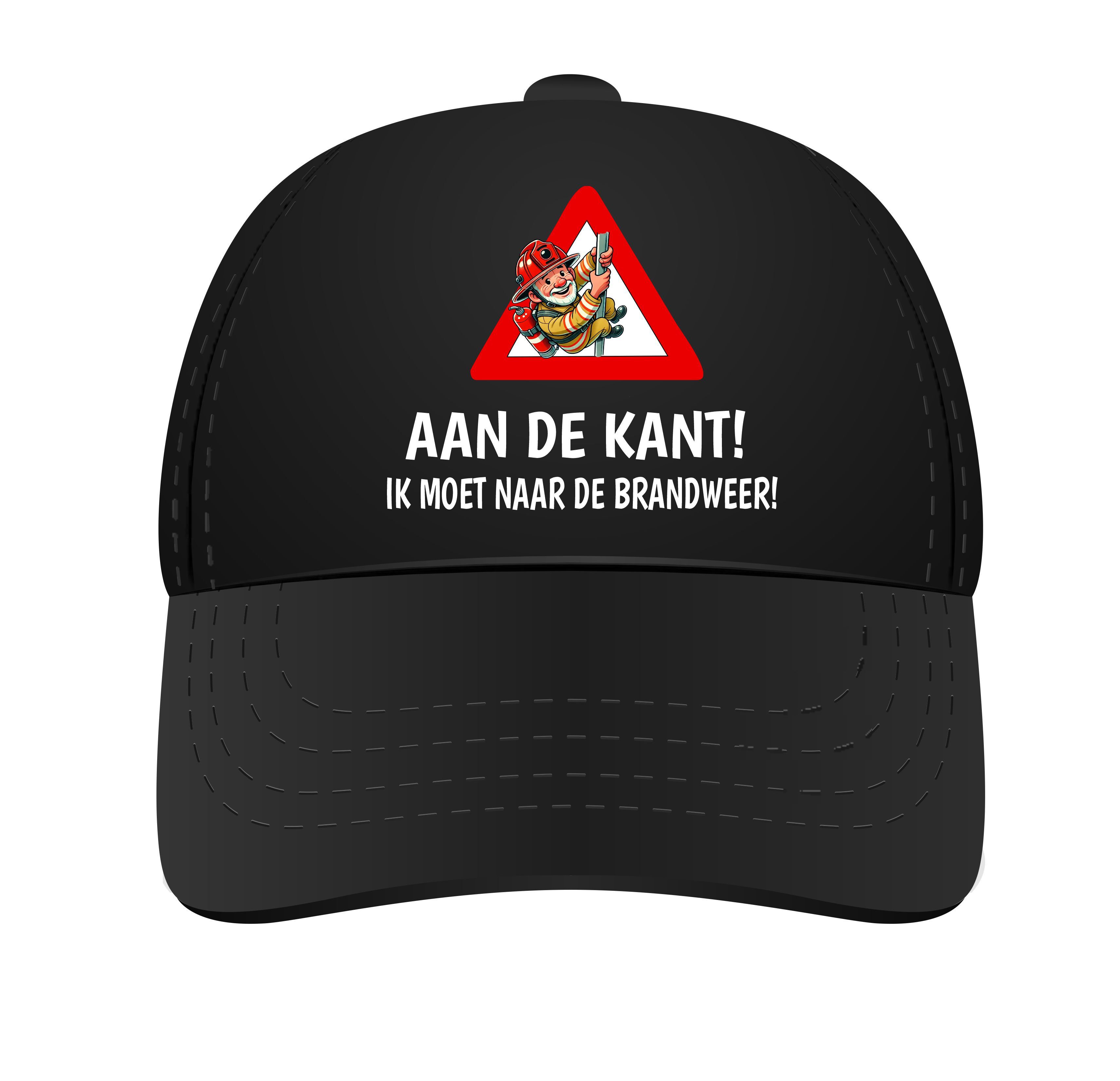 Pet aan de kant ik moet naar de brandweer grappige pet