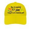 foto 7 Pet ben ik eindelijk 77 jaar krijg ik zo'n stomme pet!