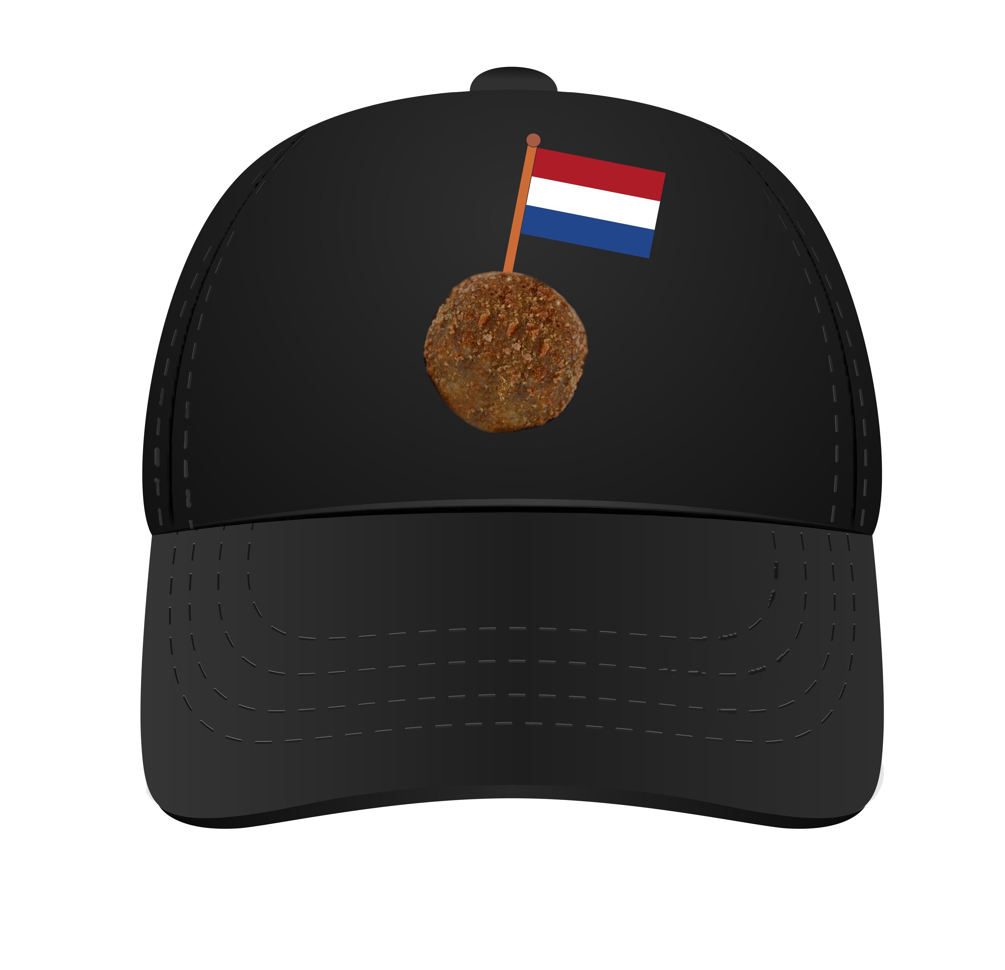 Pet bitterbal met vlaggetje