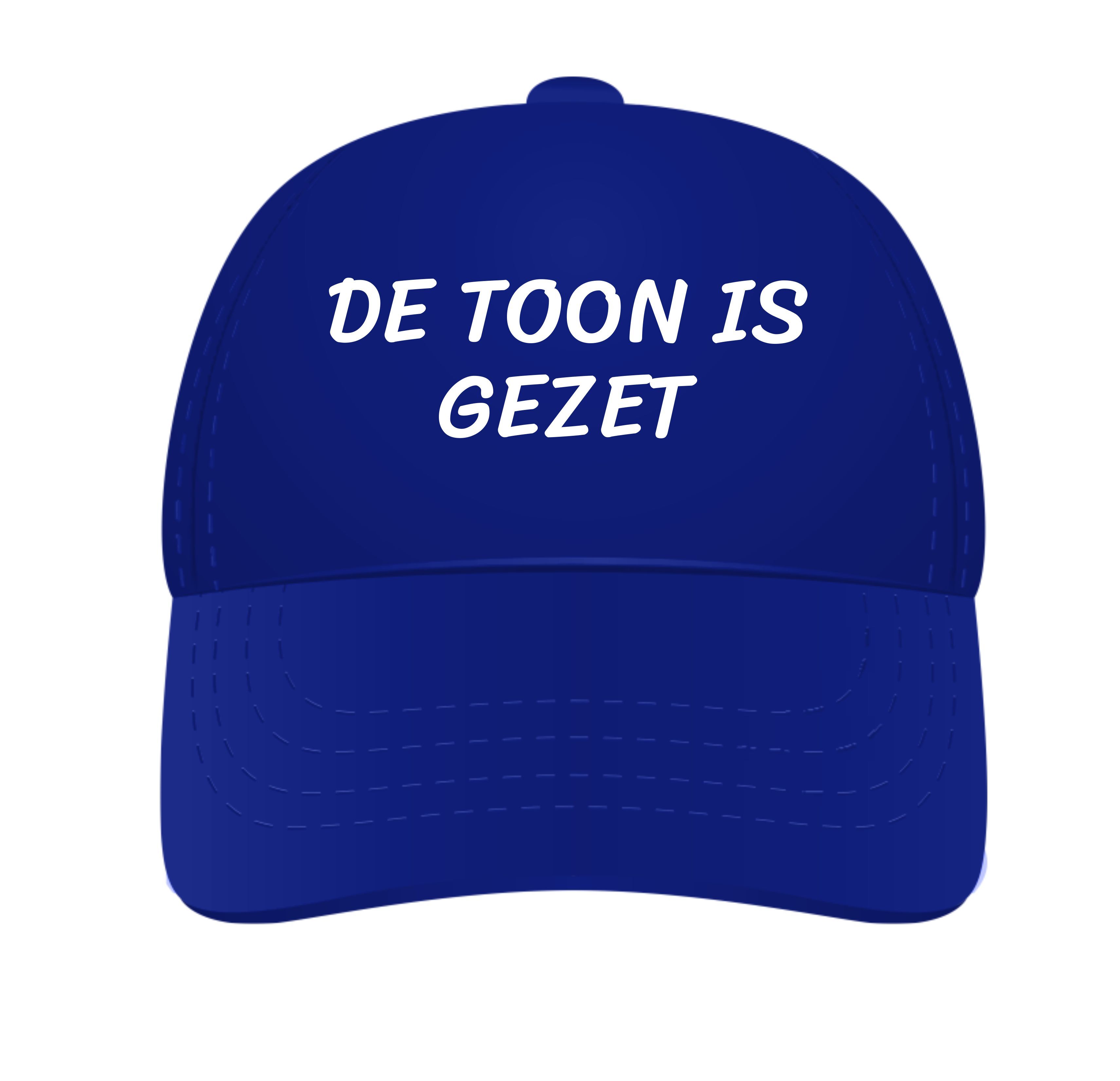 afbreken Poëzie Mens Pet de toon is gezet leuke grappige petje Goedkoop