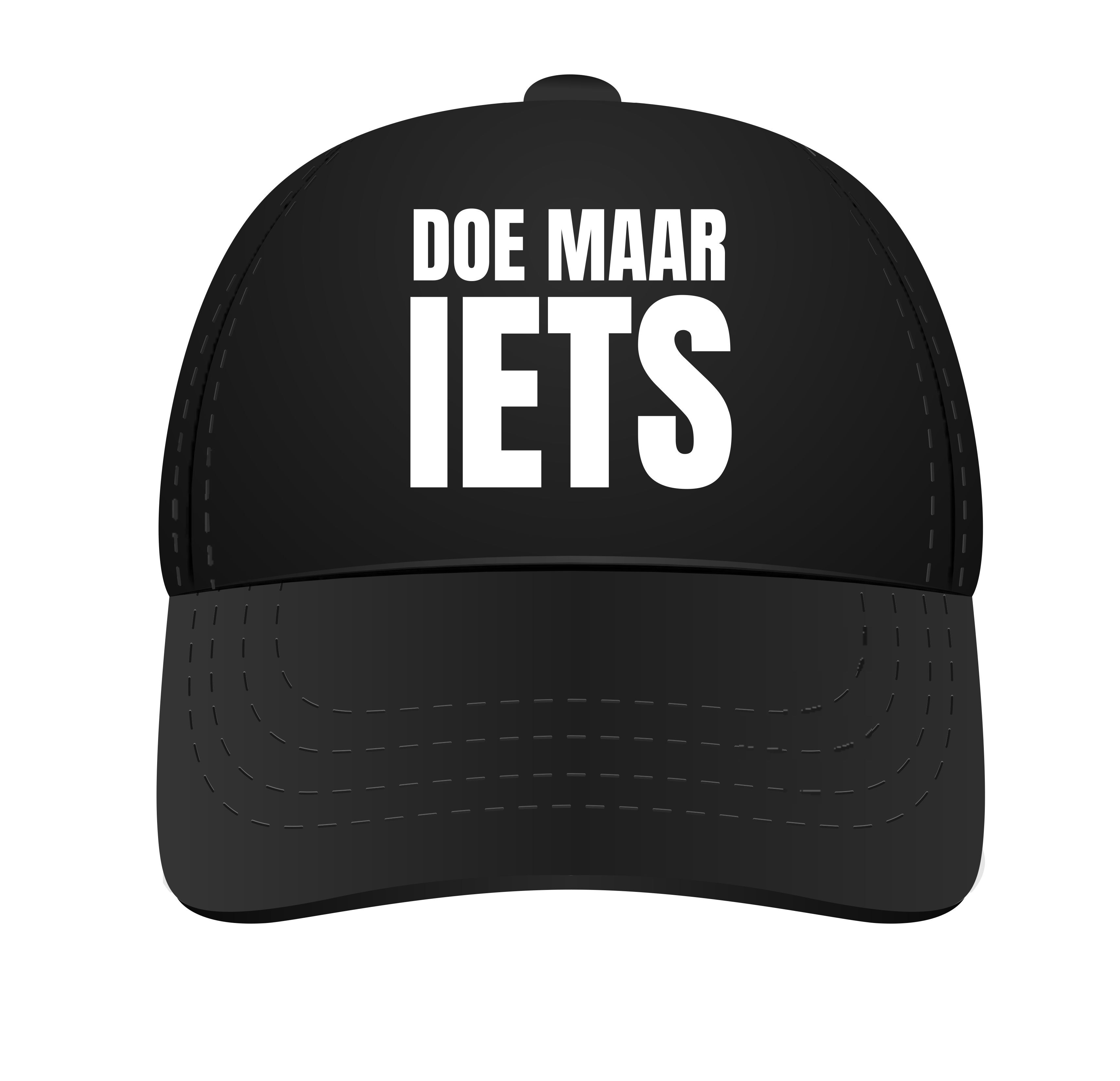 Pet voor hem of haar die niets weet als cadeau De doe maar iets pet!