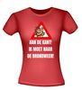 foto 8 Shirtje aan de kant ik moet naar de brandweer! Grappig Brandweer shirtje