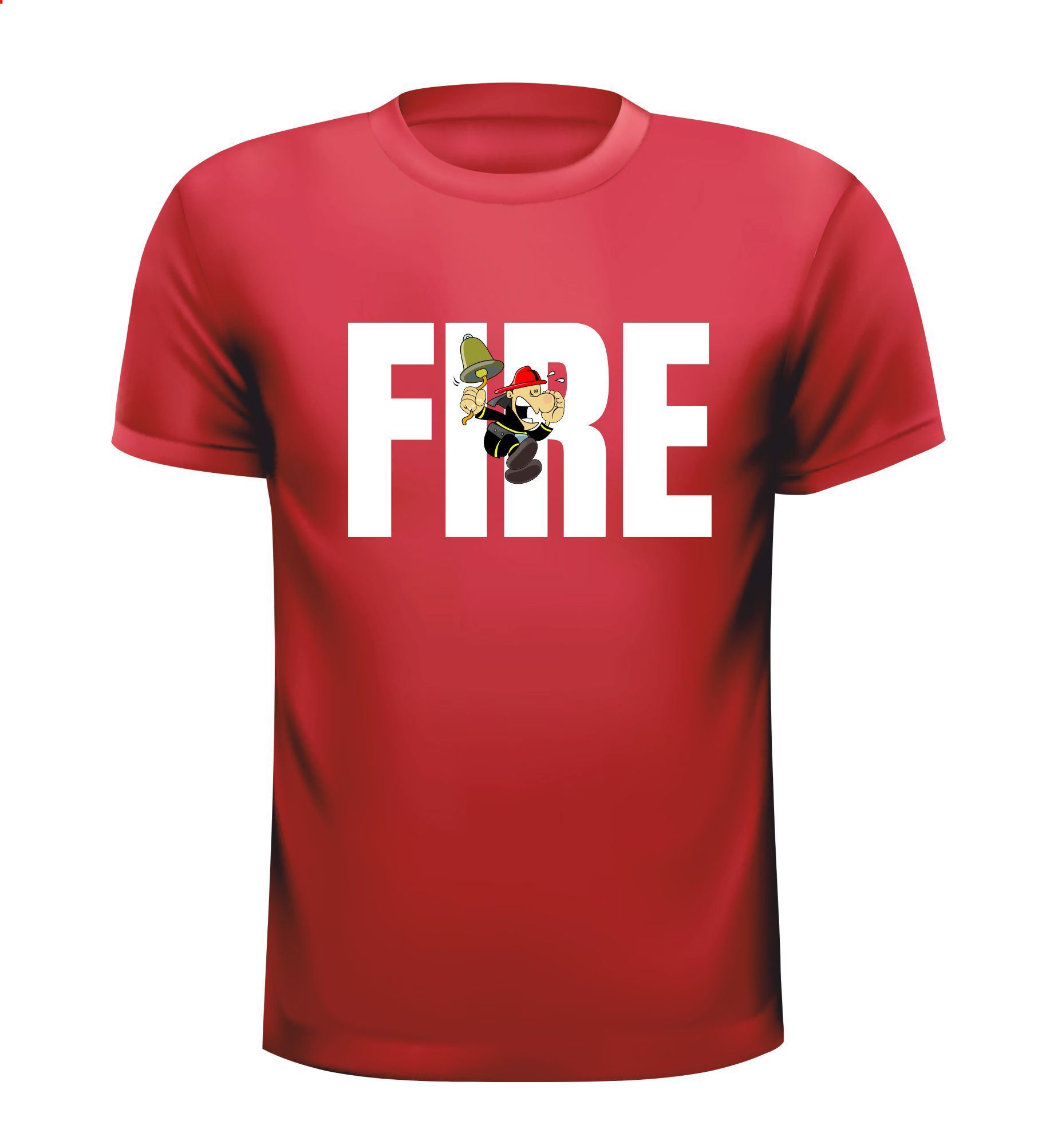 Shirtje Fire Brandweer grappige Brandweerman