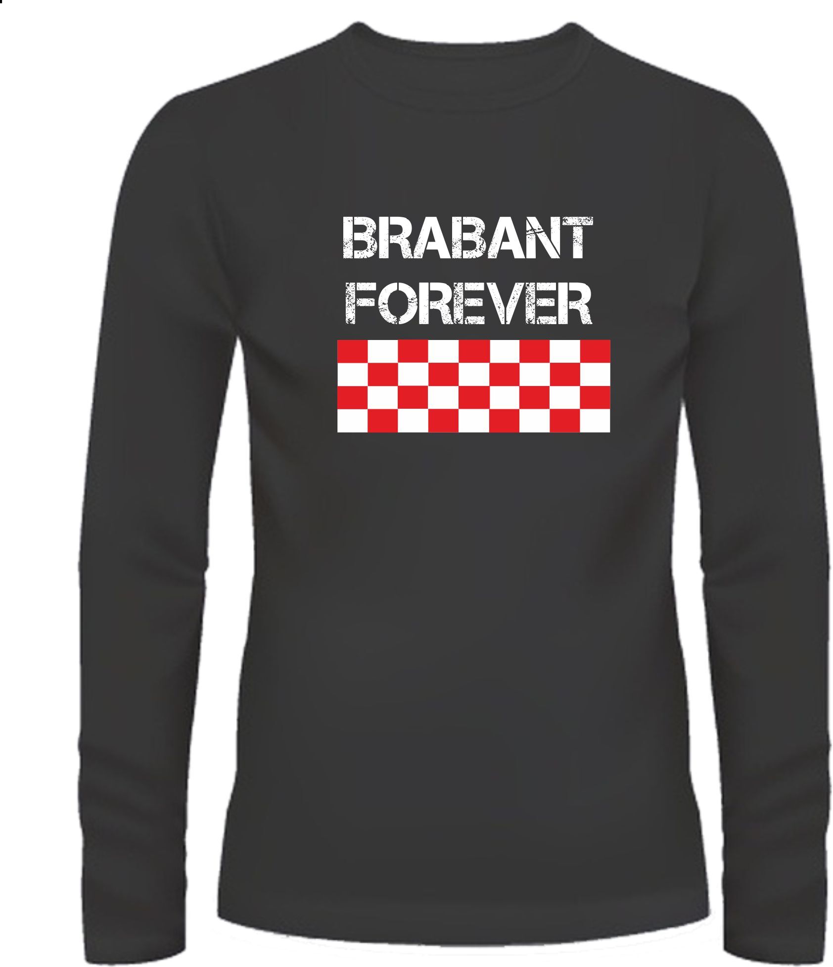 Shirtje lange mouw Brabant forever Brabant voor altijd!