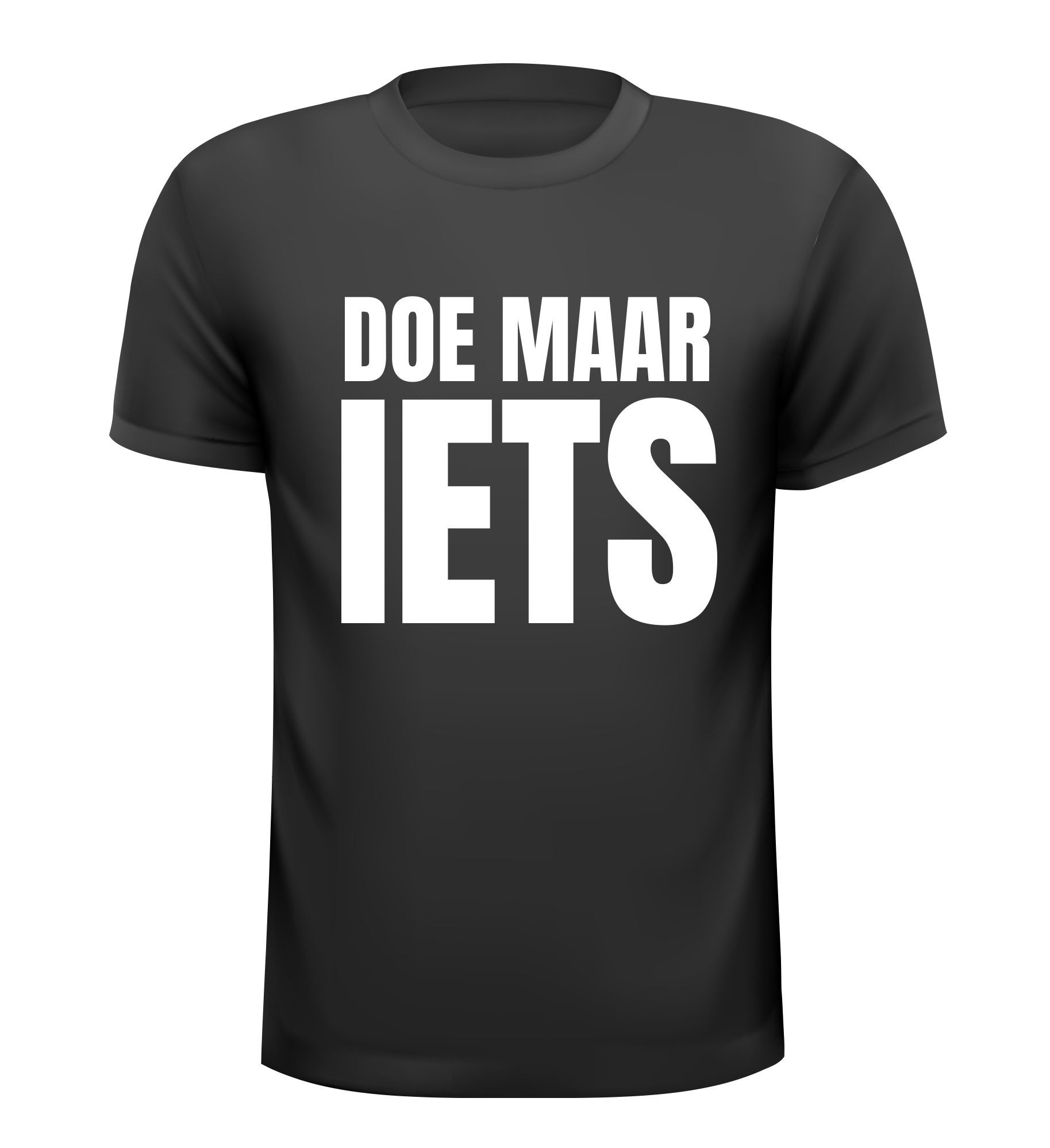 Shirtje voor hem of haar die geen kado ideeën heeft Het doe maar iets T-shirt