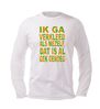 foto 4 T-shirt Carnaval kruikenstad ik ga verkleed als mezelf dat is al gek genoeg grappig shirtje