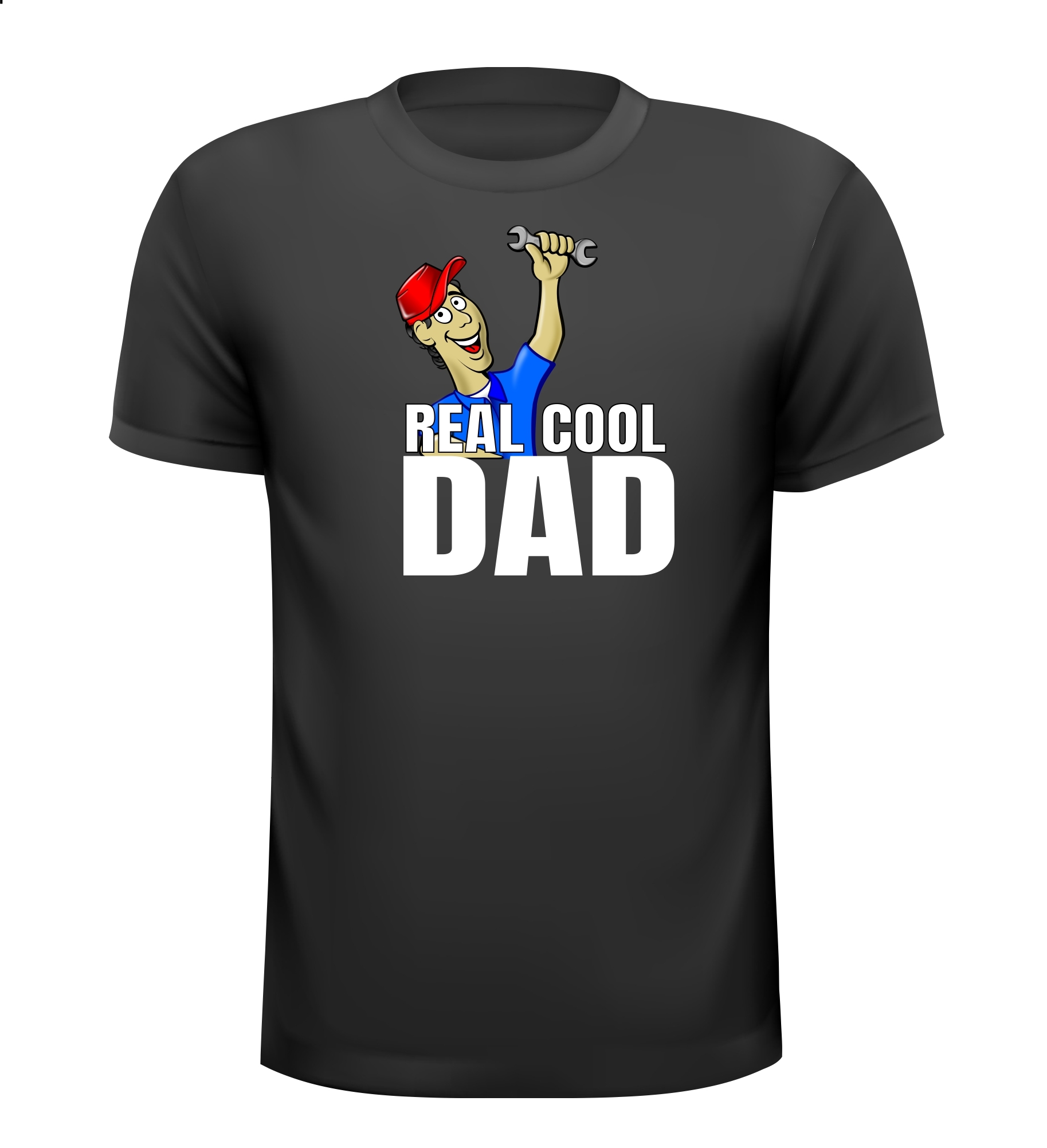 T-shirt handige vader real cool Dad Verjaardag Vaderdag