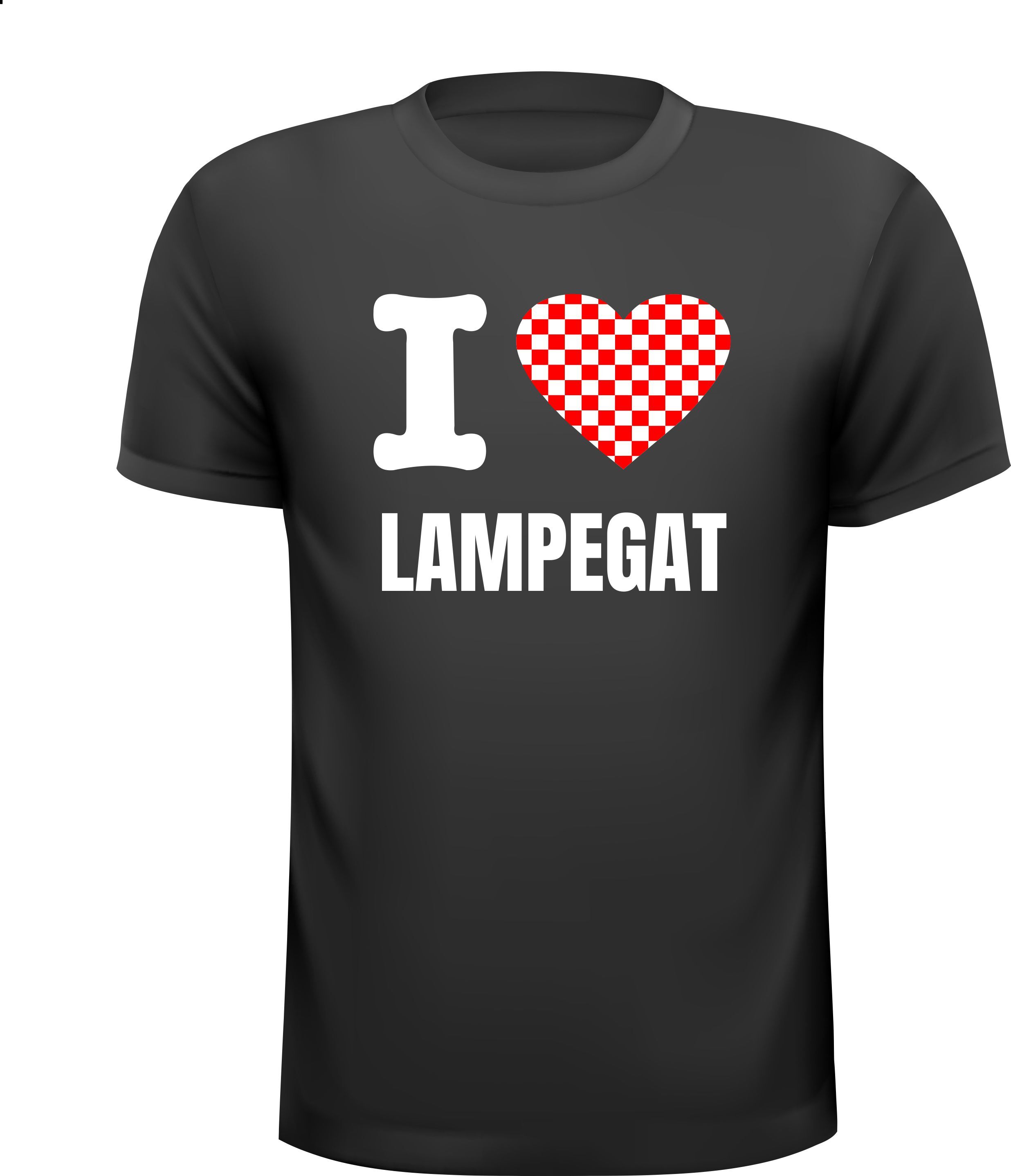 T-shirt i love Lampegat Leuk Carnaval shirtje
