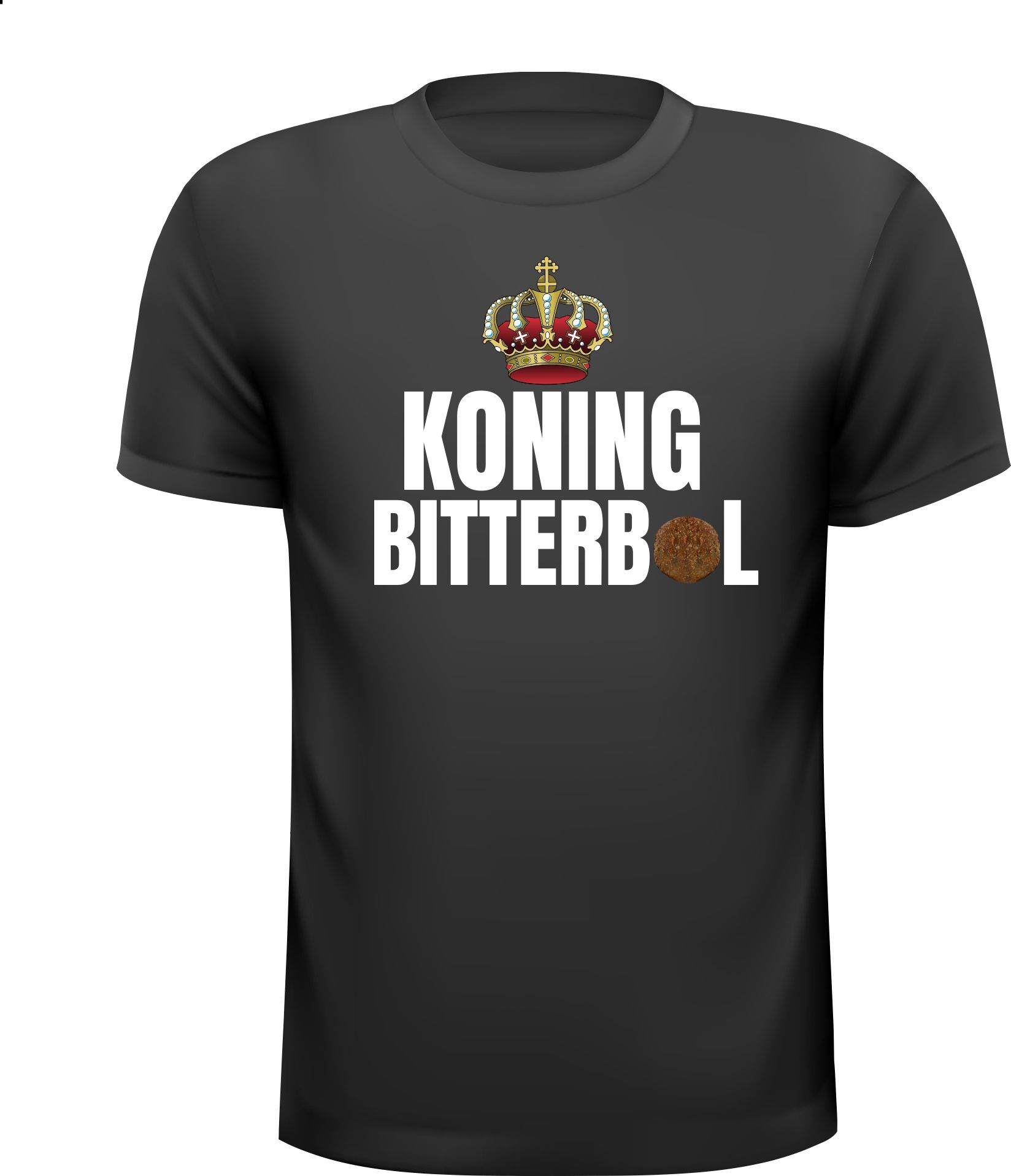 T-shirt koning bitterbal