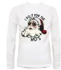 foto 4 T-shirt lange mouw santa i do it for the ho's kerstman shirt
