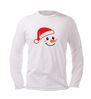 T-shirt lange mouw sneeuwpop met kerstmuts op