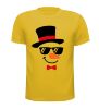 foto 3 T-shirt met sneeuwpop met hoge hoed op.