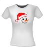 foto 2 T-shirt met sneeuwpop met kerst muts op
