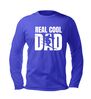 foto 2 T-shirt real cool dad voor een vader die van skiën houdt lange mouw