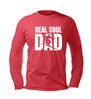 foto 3 T-shirt real cool dad voor een vader die van skiën houdt lange mouw