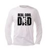 foto 4 T-shirt real cool dad voor een vader die van skiën houdt lange mouw