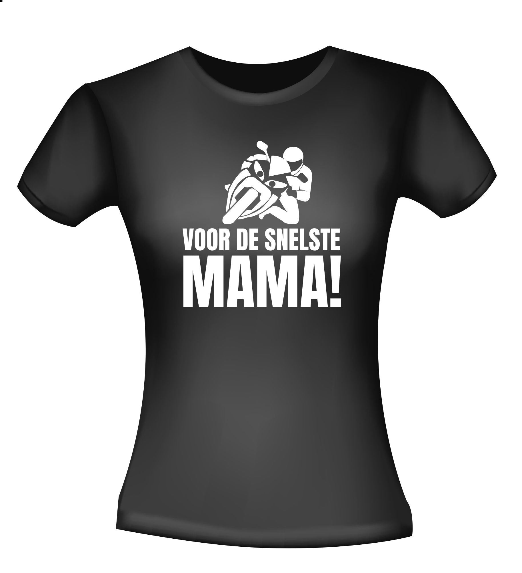 T-shirt voor de snelste mama die motorrij