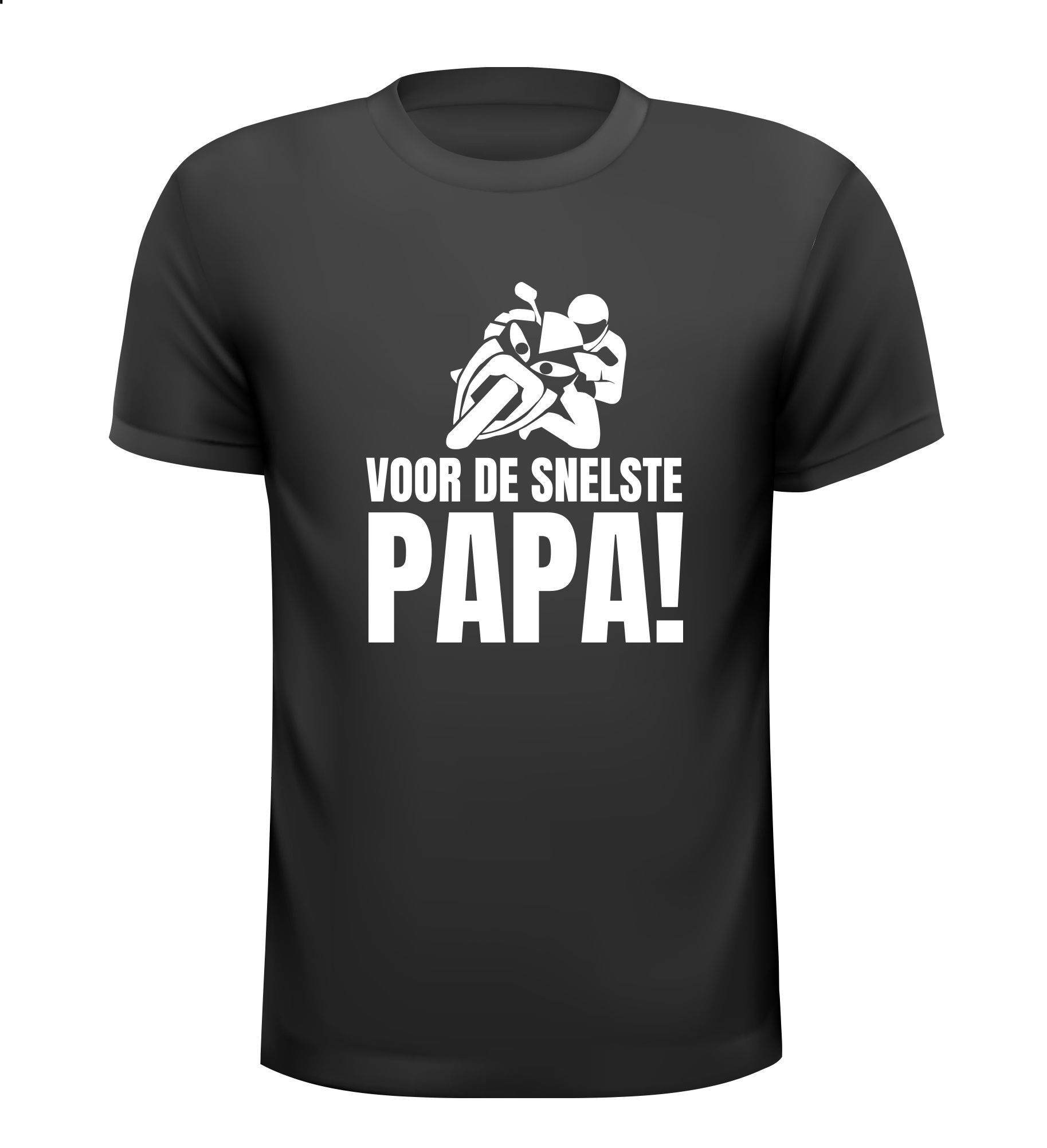 T-shirt voor de snelste papa die motorrij
