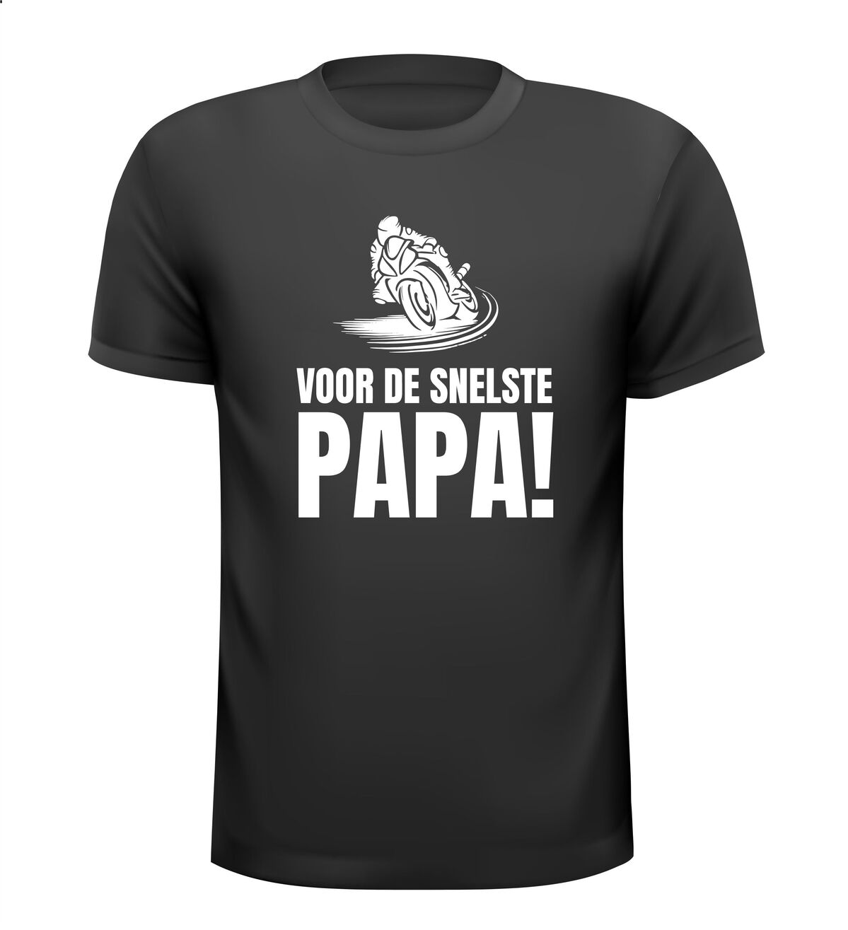 T-shirt voor de snelste papa die motorrij