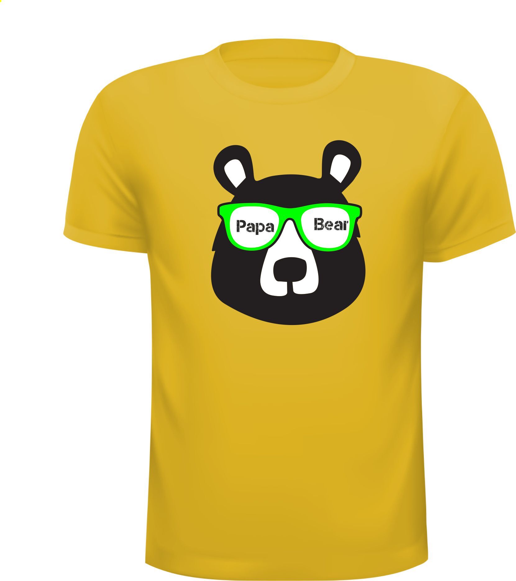 T-shirt voor je vader papa bear leuk voor Vaderdag
