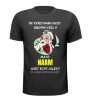 T-shirtje de kerstman weet enorm veel persoonlijke naam grappig gek Kerst T-shirt