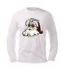 foto 4 T shirtje Merry Christmas met een coole kerstman lange mouw