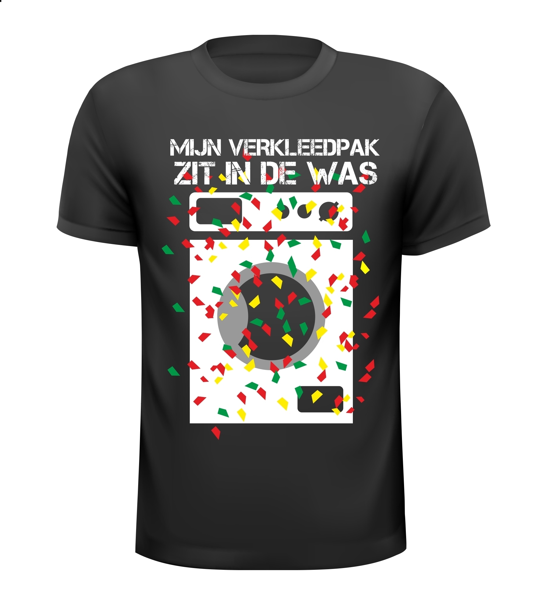 T-shirtje voor het Carnaval mijn verkleedpak zit in de was