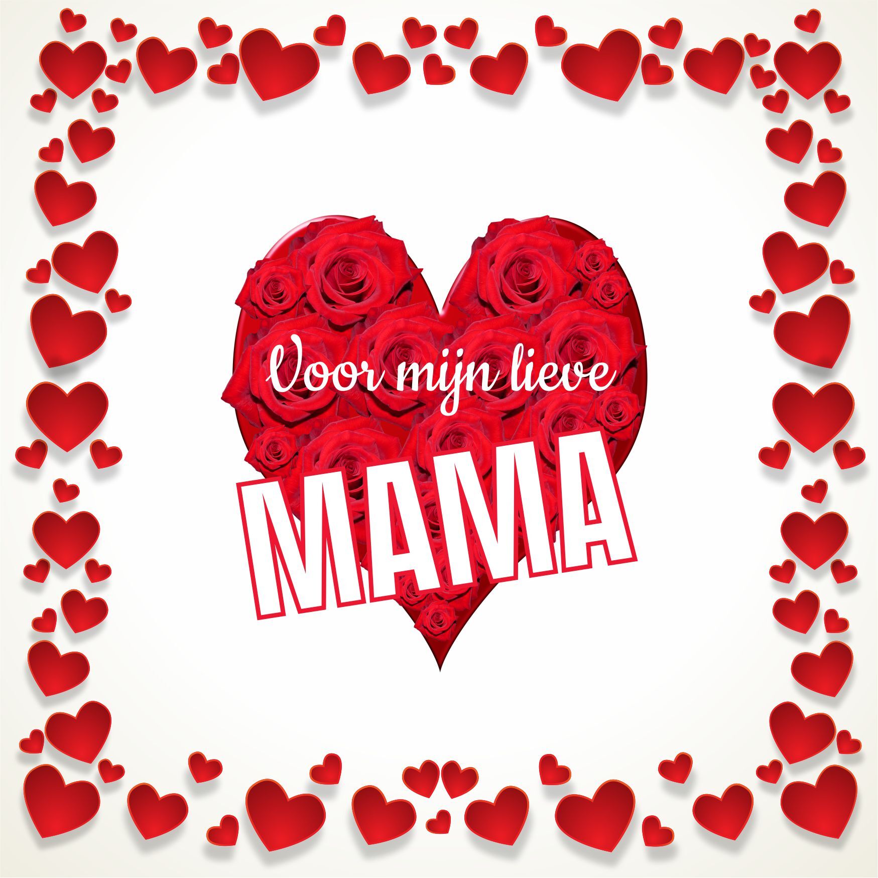 Valentijn tegeltje voor mijn lieve mama Moederdag