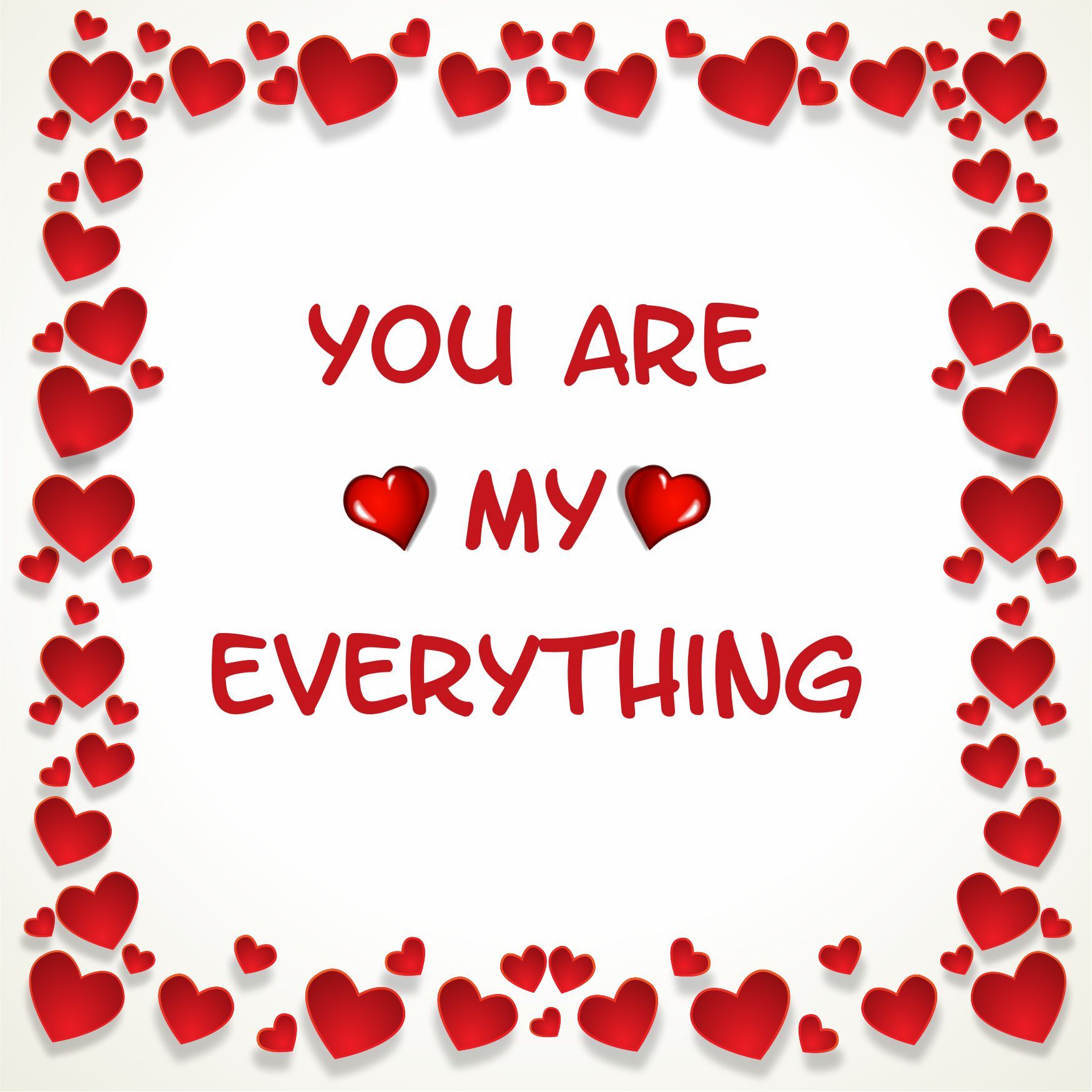 Valentijn tegeltje you are my everything