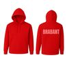 foto 3 Zwarte hoodie Brabant geblokt rood wit