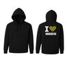Zwarte hoodie i love Kruikenstad Carnaval Tilburg