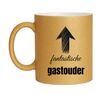 foto 1 Fantastische gastouder mok glitter goud