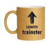 foto 1 Glitter gouden mok voor de leukste trainster