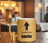 foto 4 Glitter gouden mok voor een fantastische koerier