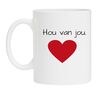 Koffiemok Valentijn Hou van jou