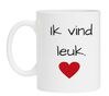 Koffiemok Valentijn ik vind je leuk