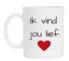 Koffiemok Valentijn ik vind jou lief