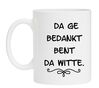 Mok bedankje cadeau in het Brabants Da ge bedankt bent da witte