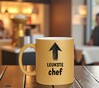 foto 4 Mok voor de leukste chef glitter gouden mok 