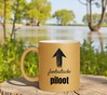 foto 4 Mok voor een fantastische piloot glitter goud 