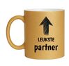 foto 1 Mok voor een leuke partner glitter goud