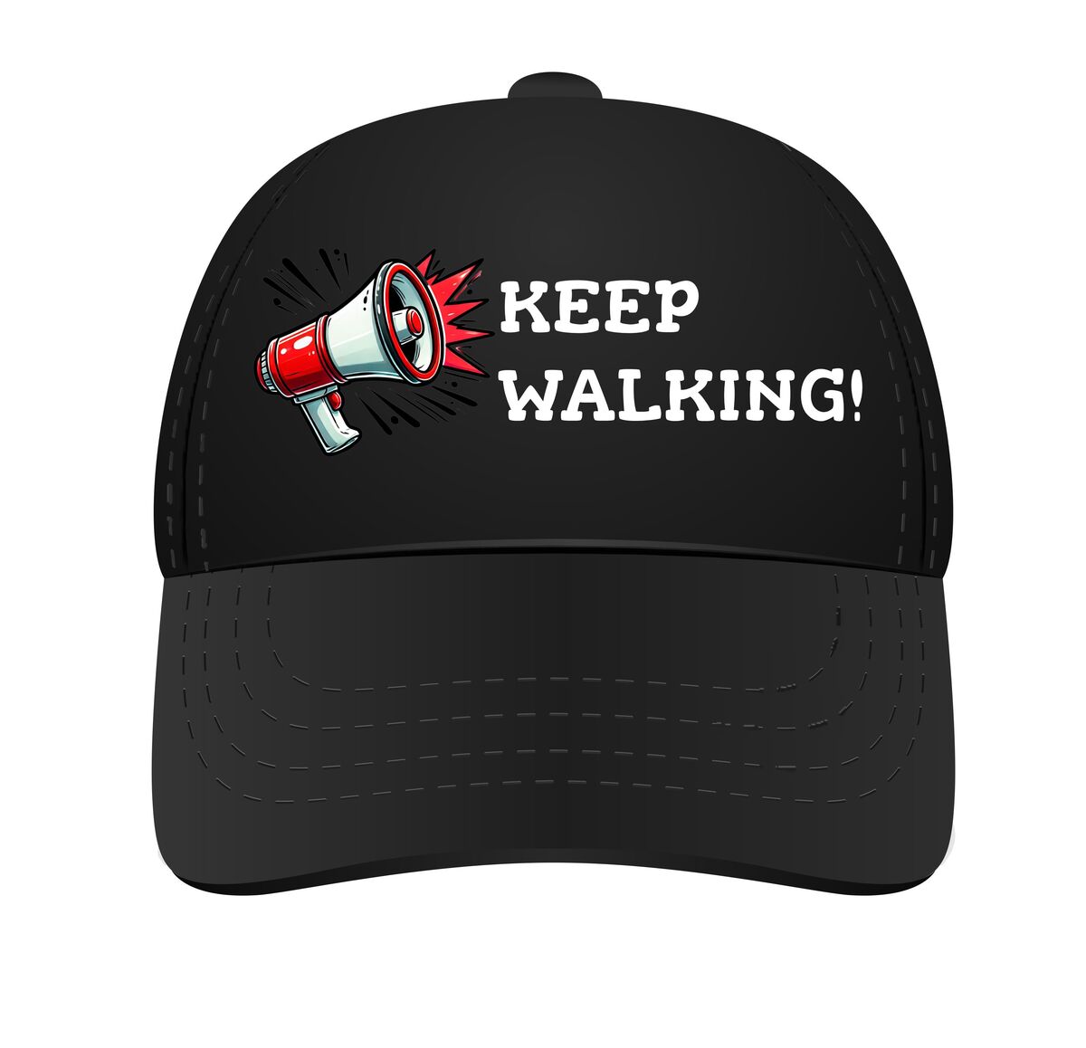 Pet keep walking grappig voor een wandelvierdaagse