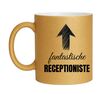 foto 1 Receptioniste mok glitter goud fantastisch kado