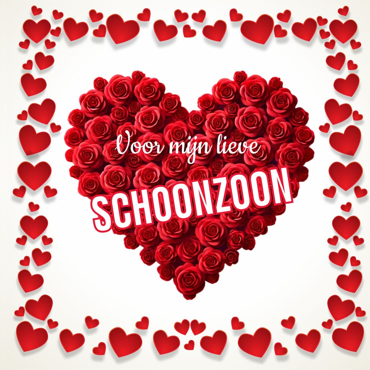 Valentijn tegeltje voor mijn lieve schoonzoon