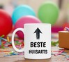 foto 4 Beker voor de beste huisarts wit met zwarte opdruk