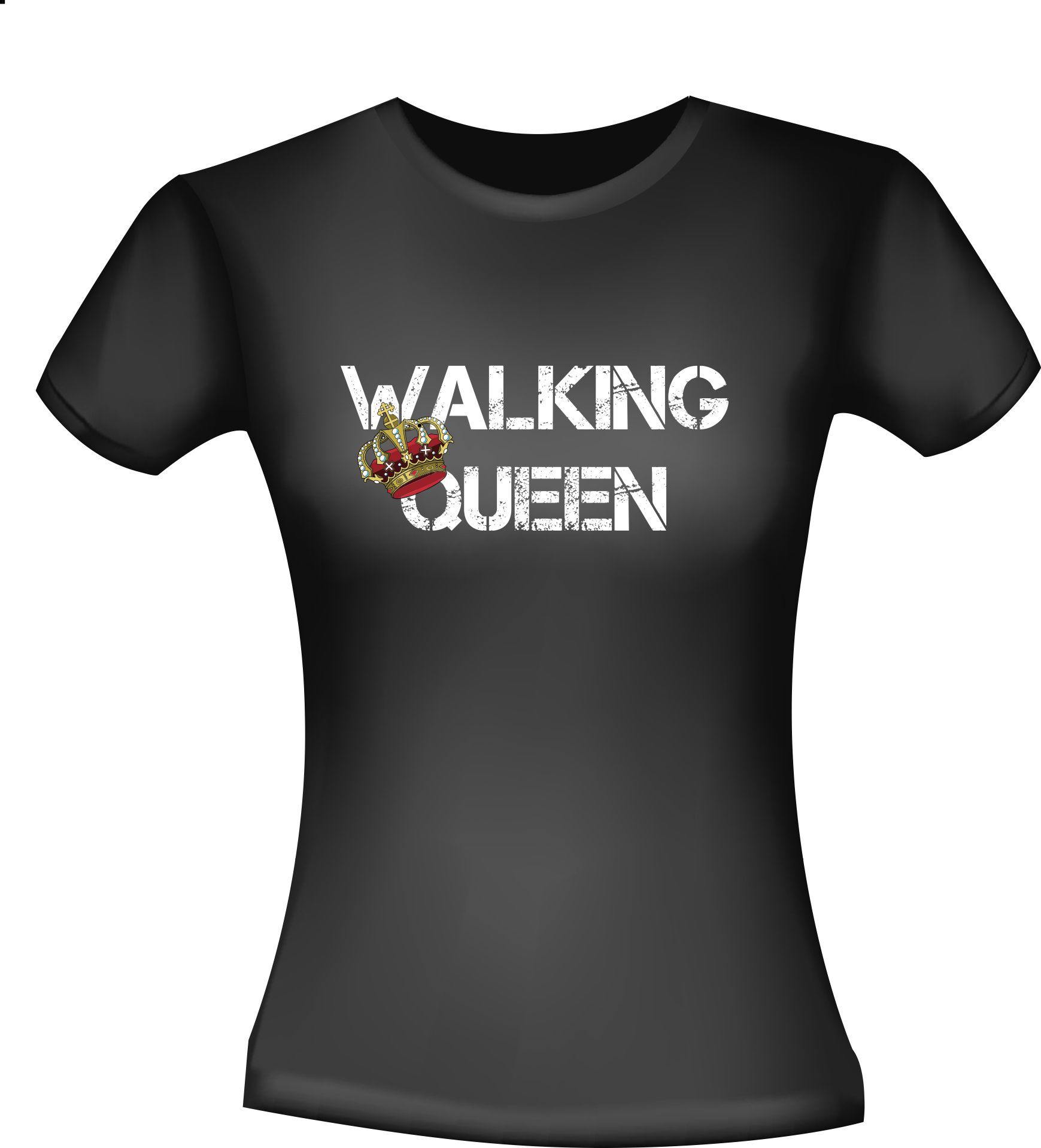 Leuk vierdaagse dames shirtje walking Queen