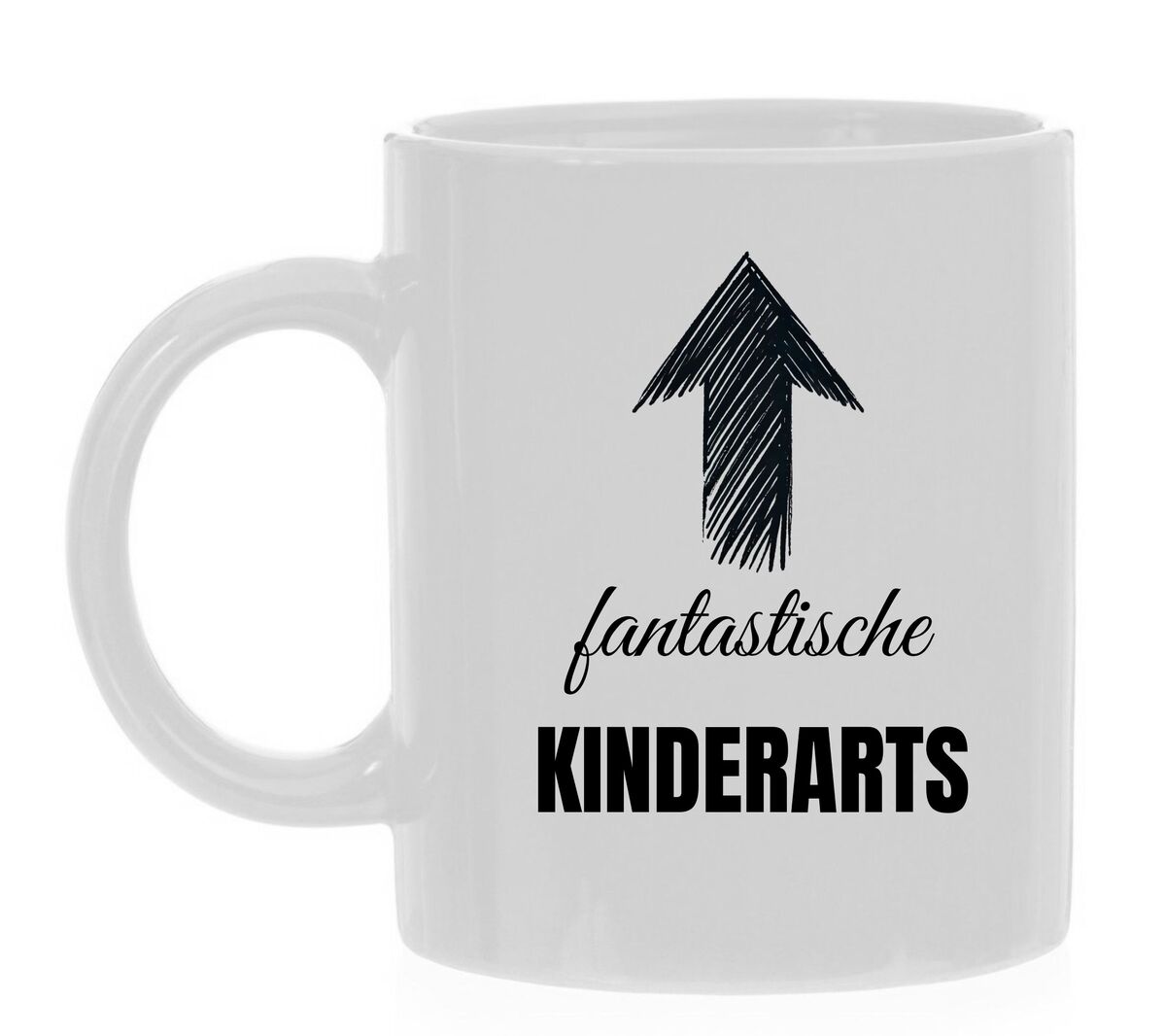 mok wit voor een fantastische kinderarts