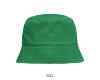 Zonnehoed bucket-hat groen twee kleuren